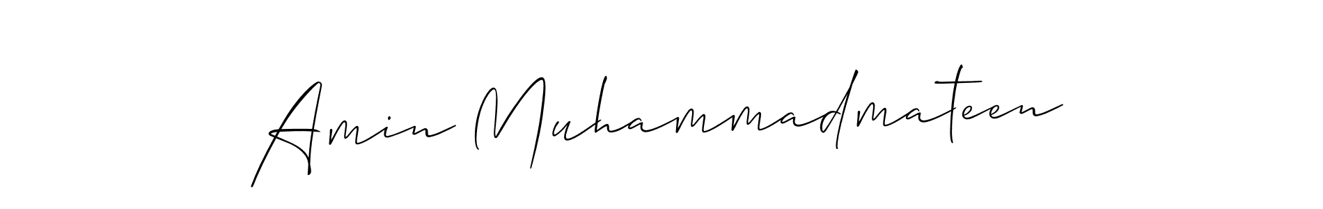 Similarly Allison_Script is the best handwritten signature design. Signature creator online .You can use it as an online autograph creator for name Amin Muhammadmateen. Amin Muhammadmateen signature style 2 images and pictures png