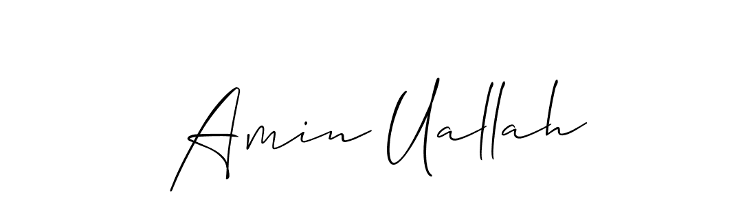 How to make Amin Uallah signature? Allison_Script is a professional autograph style. Create handwritten signature for Amin Uallah name. Amin Uallah signature style 2 images and pictures png
