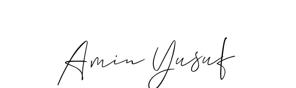 if you are searching for the best signature style for your name Amin Yusuf. so please give up your signature search. here we have designed multiple signature styles  using Allison_Script. Amin Yusuf signature style 2 images and pictures png