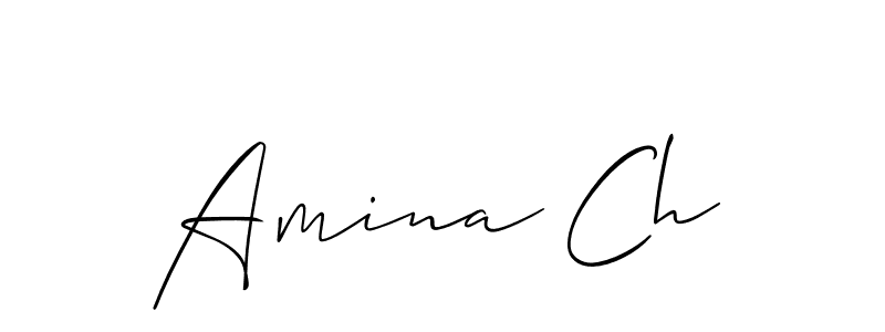 This is the best signature style for the Amina Ch name. Also you like these signature font (Allison_Script). Mix name signature. Amina Ch signature style 2 images and pictures png