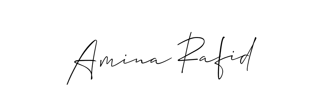 You can use this online signature creator to create a handwritten signature for the name Amina Rafid. This is the best online autograph maker. Amina Rafid signature style 2 images and pictures png