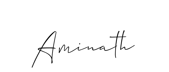 Create a beautiful signature design for name Aminath. With this signature (Allison_Script) fonts, you can make a handwritten signature for free. Aminath signature style 2 images and pictures png