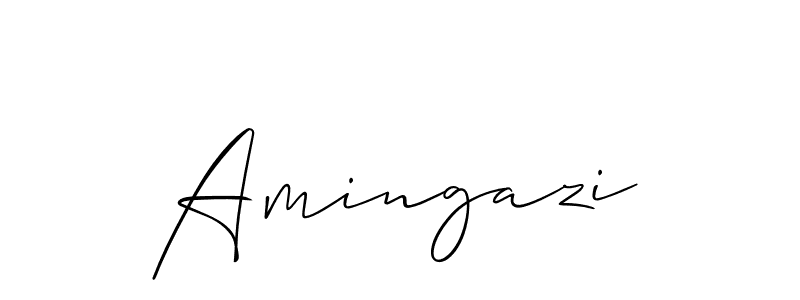 Once you've used our free online signature maker to create your best signature Allison_Script style, it's time to enjoy all of the benefits that Amingazi name signing documents. Amingazi signature style 2 images and pictures png