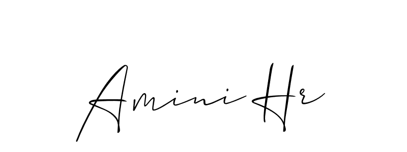 Best and Professional Signature Style for Amini Hr. Allison_Script Best Signature Style Collection. Amini Hr signature style 2 images and pictures png