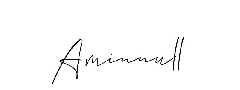 Allison_Script is a professional signature style that is perfect for those who want to add a touch of class to their signature. It is also a great choice for those who want to make their signature more unique. Get Aminnull name to fancy signature for free. Aminnull signature style 2 images and pictures png