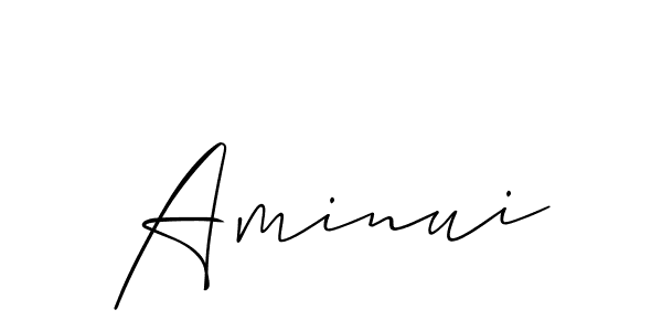 Once you've used our free online signature maker to create your best signature Allison_Script style, it's time to enjoy all of the benefits that Aminui name signing documents. Aminui signature style 2 images and pictures png