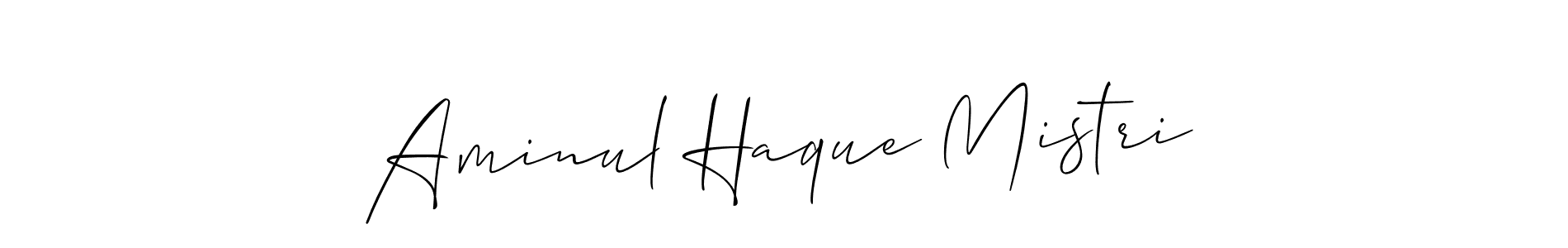 Make a beautiful signature design for name Aminul Haque Mistri. Use this online signature maker to create a handwritten signature for free. Aminul Haque Mistri signature style 2 images and pictures png