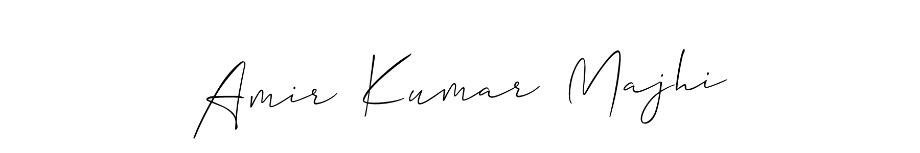 Make a short Amir  Kumar  Majhi signature style. Manage your documents anywhere anytime using Allison_Script. Create and add eSignatures, submit forms, share and send files easily. Amir  Kumar  Majhi signature style 2 images and pictures png