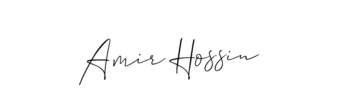 Make a short Amir Hossin signature style. Manage your documents anywhere anytime using Allison_Script. Create and add eSignatures, submit forms, share and send files easily. Amir Hossin signature style 2 images and pictures png