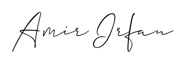 Use a signature maker to create a handwritten signature online. With this signature software, you can design (Allison_Script) your own signature for name Amir Irfan. Amir Irfan signature style 2 images and pictures png