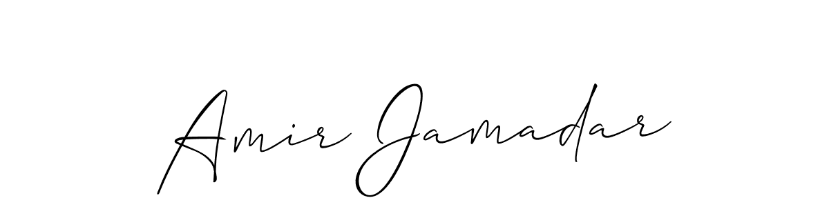 Best and Professional Signature Style for Amir Jamadar. Allison_Script Best Signature Style Collection. Amir Jamadar signature style 2 images and pictures png