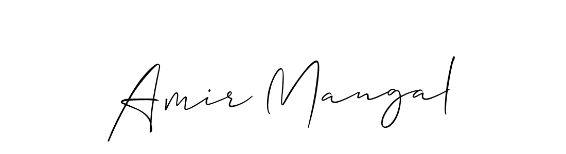 Make a beautiful signature design for name Amir Mangal. Use this online signature maker to create a handwritten signature for free. Amir Mangal signature style 2 images and pictures png