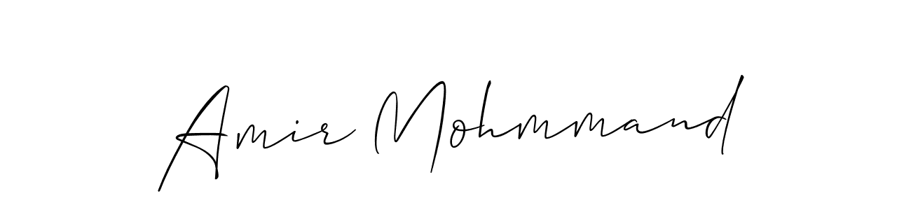 How to make Amir Mohmmand signature? Allison_Script is a professional autograph style. Create handwritten signature for Amir Mohmmand name. Amir Mohmmand signature style 2 images and pictures png