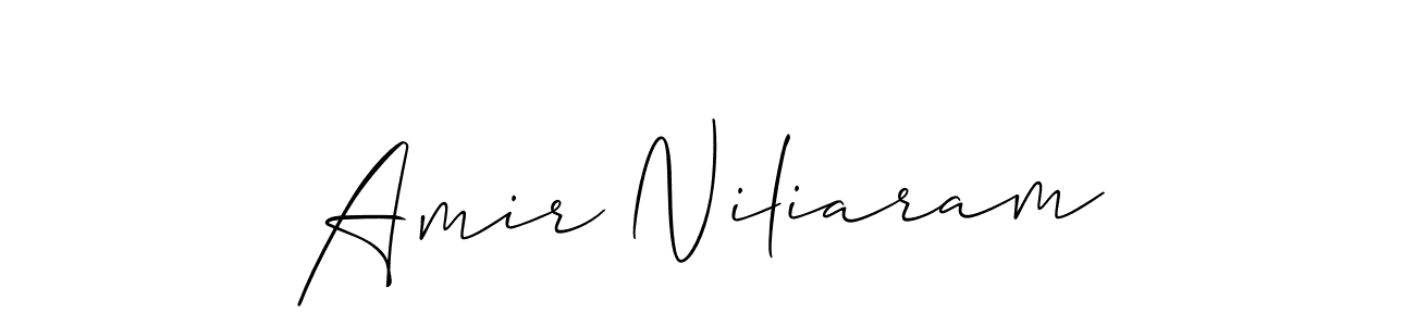 Here are the top 10 professional signature styles for the name Amir Niliaram. These are the best autograph styles you can use for your name. Amir Niliaram signature style 2 images and pictures png