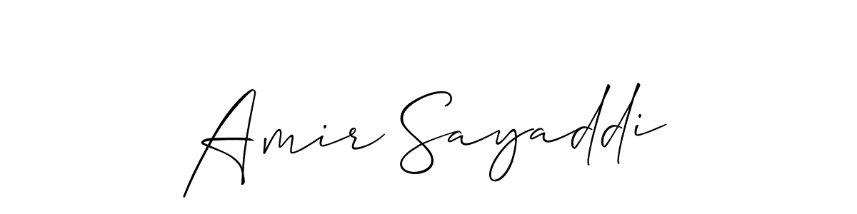 Similarly Allison_Script is the best handwritten signature design. Signature creator online .You can use it as an online autograph creator for name Amir Sayaddi. Amir Sayaddi signature style 2 images and pictures png