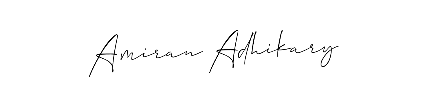 Best and Professional Signature Style for Amiran Adhikary. Allison_Script Best Signature Style Collection. Amiran Adhikary signature style 2 images and pictures png