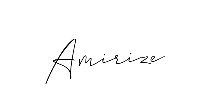 Also we have Amirize name is the best signature style. Create professional handwritten signature collection using Allison_Script autograph style. Amirize signature style 2 images and pictures png