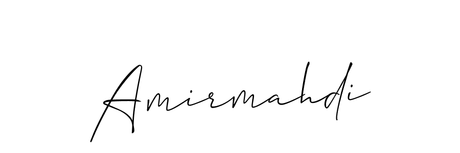 Best and Professional Signature Style for Amirmahdi. Allison_Script Best Signature Style Collection. Amirmahdi signature style 2 images and pictures png