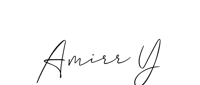 Similarly Allison_Script is the best handwritten signature design. Signature creator online .You can use it as an online autograph creator for name Amirr Y. Amirr Y signature style 2 images and pictures png