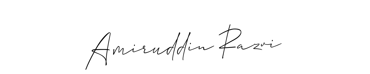 Make a beautiful signature design for name Amiruddin Razvi. Use this online signature maker to create a handwritten signature for free. Amiruddin Razvi signature style 2 images and pictures png