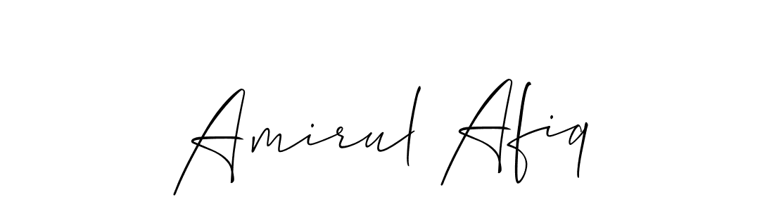 You can use this online signature creator to create a handwritten signature for the name Amirul Afiq. This is the best online autograph maker. Amirul Afiq signature style 2 images and pictures png