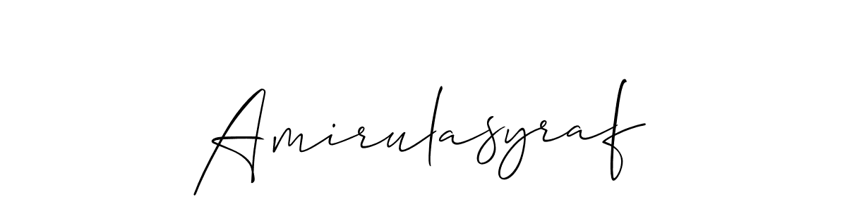 Once you've used our free online signature maker to create your best signature Allison_Script style, it's time to enjoy all of the benefits that Amirulasyraf name signing documents. Amirulasyraf signature style 2 images and pictures png