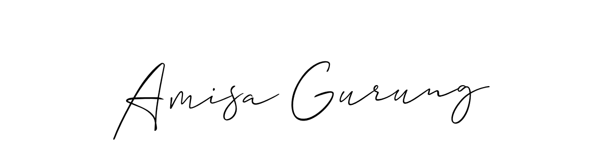 See photos of Amisa Gurung official signature by Spectra . Check more albums & portfolios. Read reviews & check more about Allison_Script font. Amisa Gurung signature style 2 images and pictures png