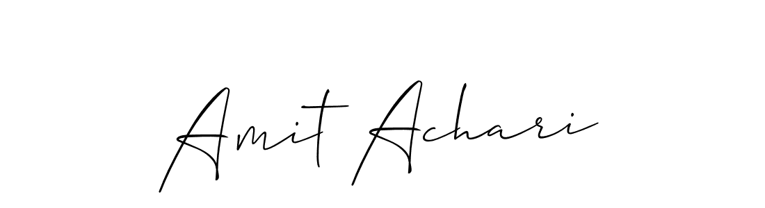 Make a beautiful signature design for name Amit Achari. Use this online signature maker to create a handwritten signature for free. Amit Achari signature style 2 images and pictures png