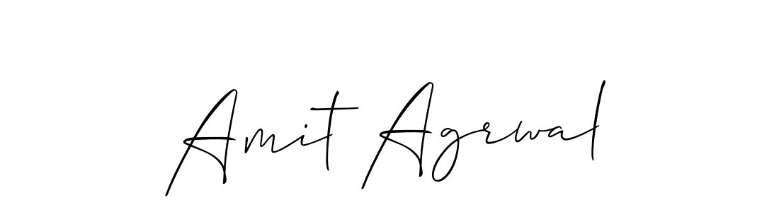 Design your own signature with our free online signature maker. With this signature software, you can create a handwritten (Allison_Script) signature for name Amit Agrwal. Amit Agrwal signature style 2 images and pictures png