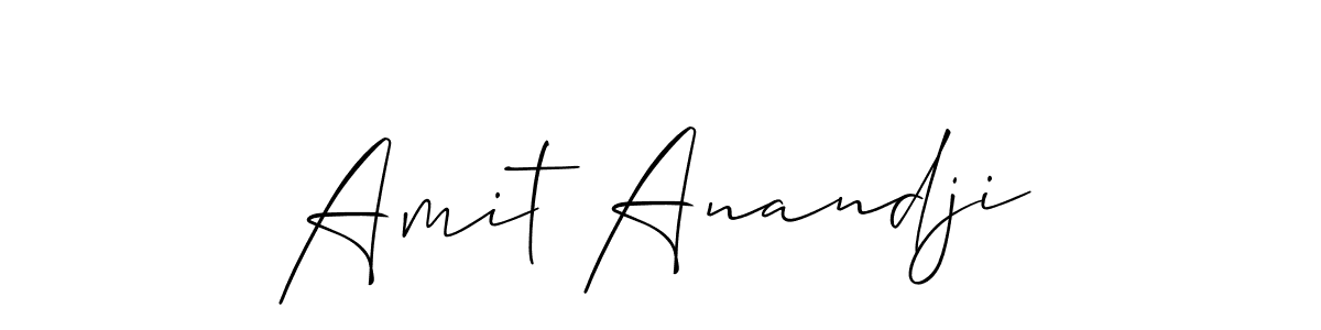 Best and Professional Signature Style for Amit Anandji. Allison_Script Best Signature Style Collection. Amit Anandji signature style 2 images and pictures png