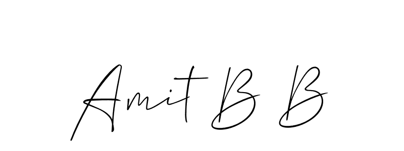 Similarly Allison_Script is the best handwritten signature design. Signature creator online .You can use it as an online autograph creator for name Amit B B. Amit B B signature style 2 images and pictures png