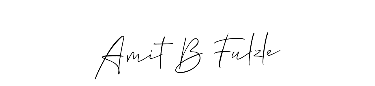 Allison_Script is a professional signature style that is perfect for those who want to add a touch of class to their signature. It is also a great choice for those who want to make their signature more unique. Get Amit B Fulzle name to fancy signature for free. Amit B Fulzle signature style 2 images and pictures png