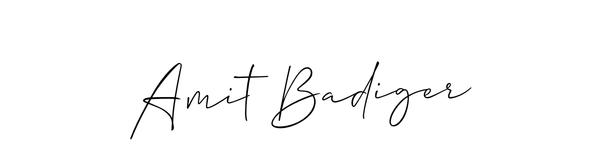 It looks lik you need a new signature style for name Amit Badiger. Design unique handwritten (Allison_Script) signature with our free signature maker in just a few clicks. Amit Badiger signature style 2 images and pictures png