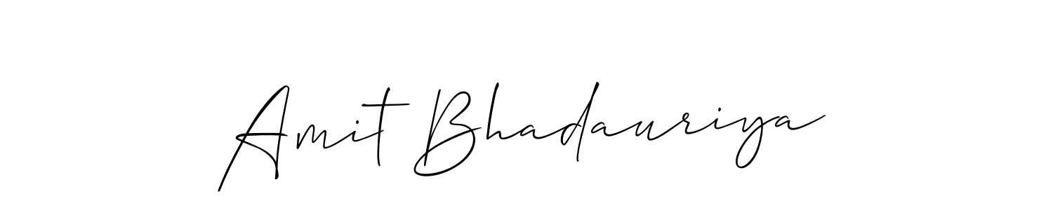 Amit Bhadauriya stylish signature style. Best Handwritten Sign (Allison_Script) for my name. Handwritten Signature Collection Ideas for my name Amit Bhadauriya. Amit Bhadauriya signature style 2 images and pictures png