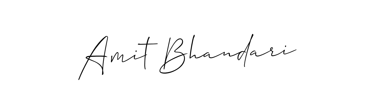 Make a short Amit Bhandari signature style. Manage your documents anywhere anytime using Allison_Script. Create and add eSignatures, submit forms, share and send files easily. Amit Bhandari signature style 2 images and pictures png