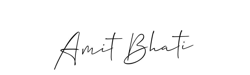 Also You can easily find your signature by using the search form. We will create Amit Bhati name handwritten signature images for you free of cost using Allison_Script sign style. Amit Bhati signature style 2 images and pictures png