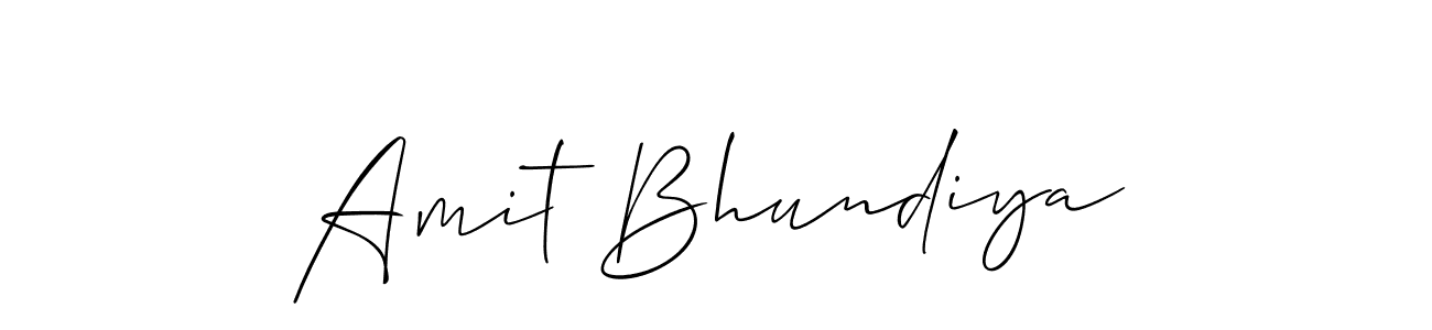 Also You can easily find your signature by using the search form. We will create Amit Bhundiya name handwritten signature images for you free of cost using Allison_Script sign style. Amit Bhundiya signature style 2 images and pictures png