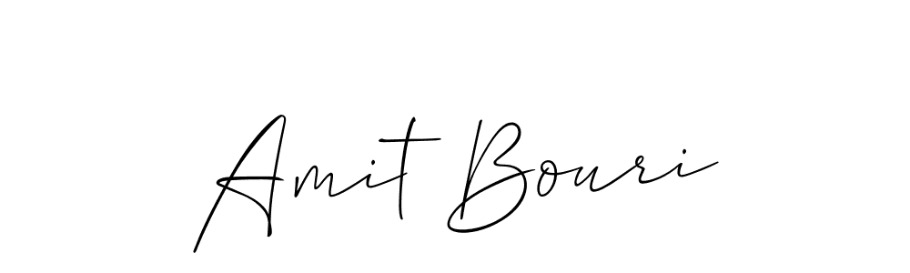 Make a beautiful signature design for name Amit Bouri. With this signature (Allison_Script) style, you can create a handwritten signature for free. Amit Bouri signature style 2 images and pictures png
