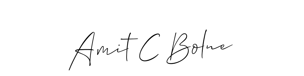 How to Draw Amit C Bolne signature style? Allison_Script is a latest design signature styles for name Amit C Bolne. Amit C Bolne signature style 2 images and pictures png