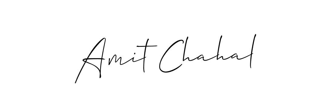 How to Draw Amit Chahal signature style? Allison_Script is a latest design signature styles for name Amit Chahal. Amit Chahal signature style 2 images and pictures png