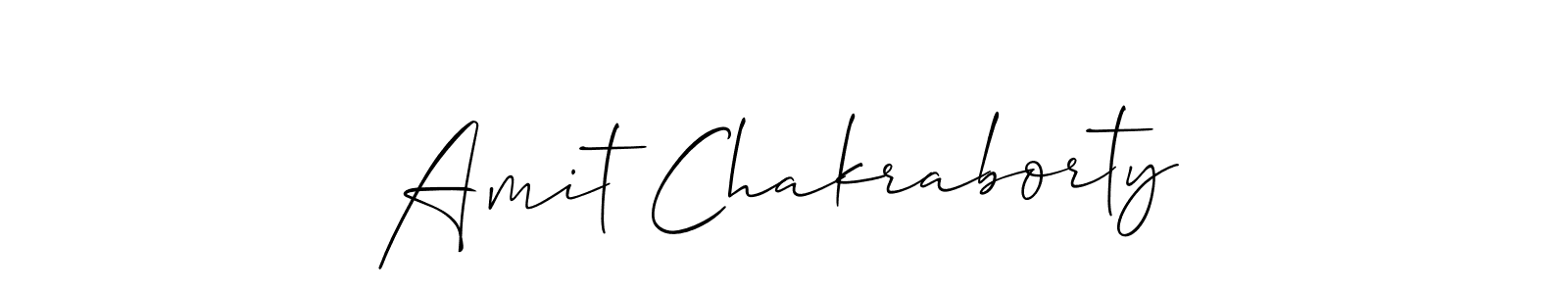 How to make Amit Chakraborty signature? Allison_Script is a professional autograph style. Create handwritten signature for Amit Chakraborty name. Amit Chakraborty signature style 2 images and pictures png