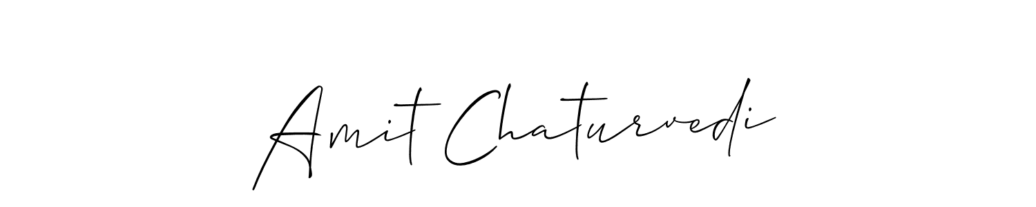 The best way (Allison_Script) to make a short signature is to pick only two or three words in your name. The name Amit Chaturvedi include a total of six letters. For converting this name. Amit Chaturvedi signature style 2 images and pictures png