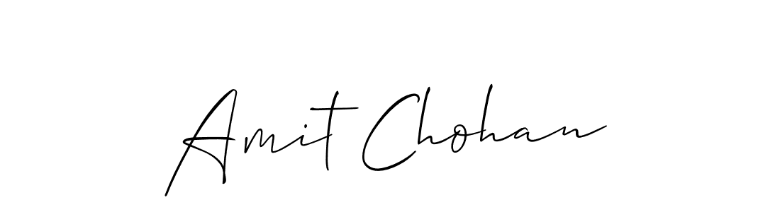 Create a beautiful signature design for name Amit Chohan. With this signature (Allison_Script) fonts, you can make a handwritten signature for free. Amit Chohan signature style 2 images and pictures png