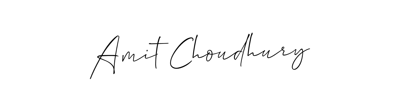 Use a signature maker to create a handwritten signature online. With this signature software, you can design (Allison_Script) your own signature for name Amit Choudhury. Amit Choudhury signature style 2 images and pictures png