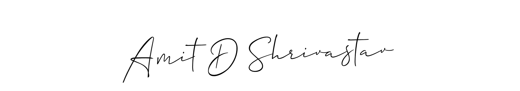 This is the best signature style for the Amit D Shrivastav name. Also you like these signature font (Allison_Script). Mix name signature. Amit D Shrivastav signature style 2 images and pictures png