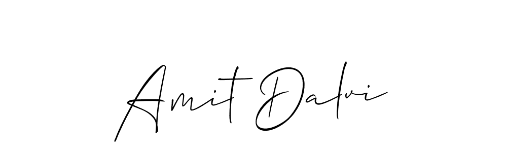 Make a beautiful signature design for name Amit Dalvi. With this signature (Allison_Script) style, you can create a handwritten signature for free. Amit Dalvi signature style 2 images and pictures png