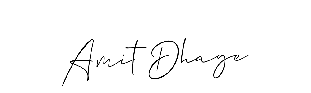 You can use this online signature creator to create a handwritten signature for the name Amit Dhage. This is the best online autograph maker. Amit Dhage signature style 2 images and pictures png