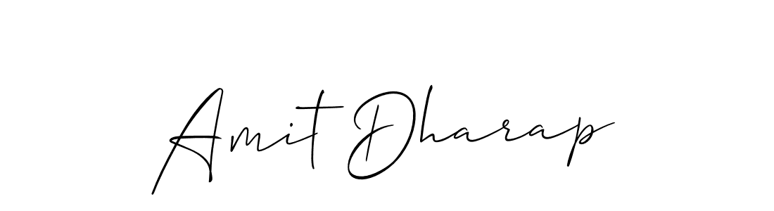 You can use this online signature creator to create a handwritten signature for the name Amit Dharap. This is the best online autograph maker. Amit Dharap signature style 2 images and pictures png