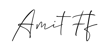 Also You can easily find your signature by using the search form. We will create Amit Ff name handwritten signature images for you free of cost using Allison_Script sign style. Amit Ff signature style 2 images and pictures png