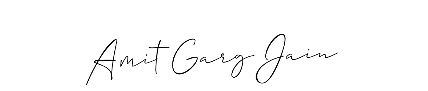 You can use this online signature creator to create a handwritten signature for the name Amit Garg Jain. This is the best online autograph maker. Amit Garg Jain signature style 2 images and pictures png